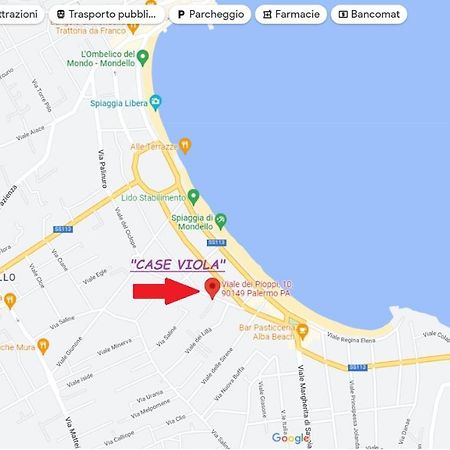 Casa Viola Elegante E Sul Mare Di Mondello Apartment Palermo Ngoại thất bức ảnh